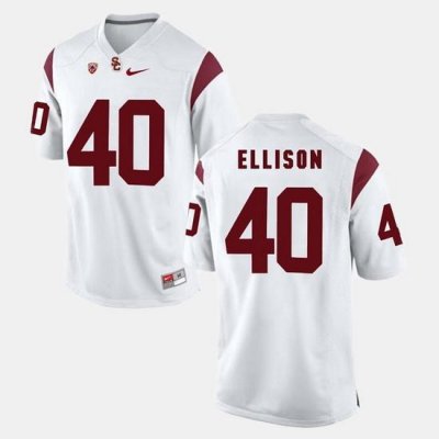 Men Usc Trojans Rhett Ellison Pac 12 Game White Jersey