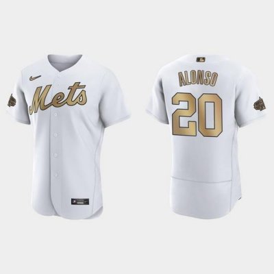 Men Pete Alonso NeW York Mets 2022 Mlb All Star Game Authentic White Jersey