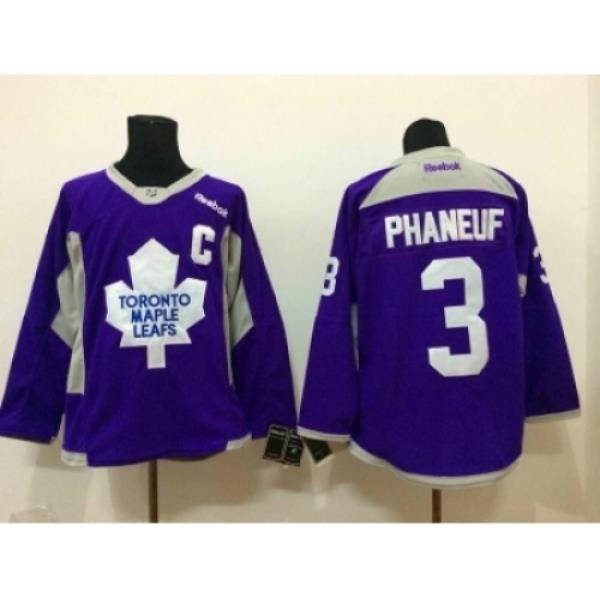 NHL Toronto Maple Leafs #3 phaneuf purple Jerseys