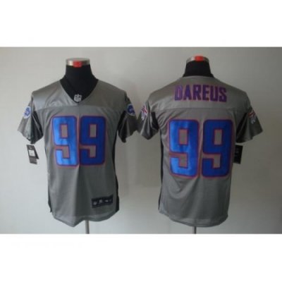 Nike Buffalo Bills 99 Marcell Dareus Grey Elite ShadoW NFL Jersey