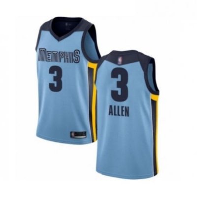 Womens Memphis Grizzlies 3 Grayson Allen Authentic Light Blue Basketball Jersey Statement Edition