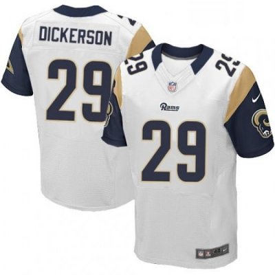 Men Nike Los Angeles Rams 29 Eric Dickerson White Vapor Untouchable Elite Player NFL Jersey