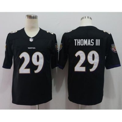 Nike Ravens 29 Earl Thomas III Black Vapor Untouchable Limited Jersey