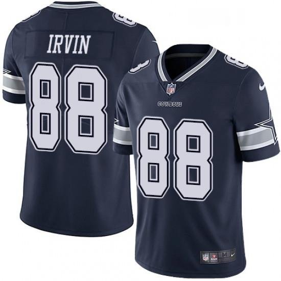 Mens Nike Dallas Cowboys 88 Michael Irvin Navy Blue Team Color Vapor Untouchable Limited Player NFL Jersey