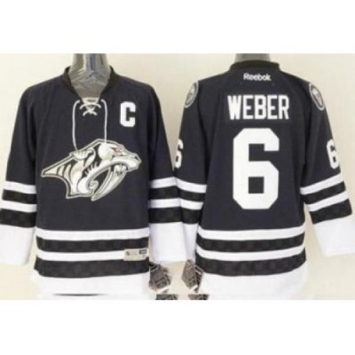 Nashville Predators #6 Shea Weber Stitched Blue Third NHL Jersey