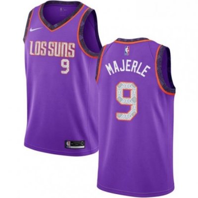 Youth Nike Phoenix Suns 9 Dan Majerle Swingman Purple NBA Jersey 2018 19 City Edition