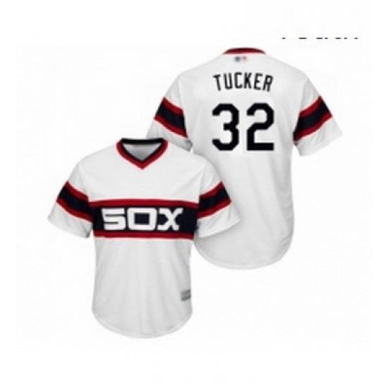 Youth Chicago White Sox 32 Preston Tucker Replica White 2013 Alternate Home Cool Base Baseball Jersey