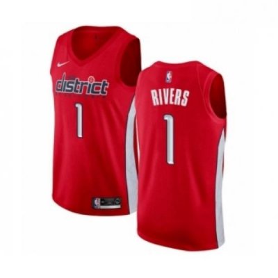 Youth Nike Washington Wizards 1 Austin Rivers Red Swingman Jersey Earned Edition