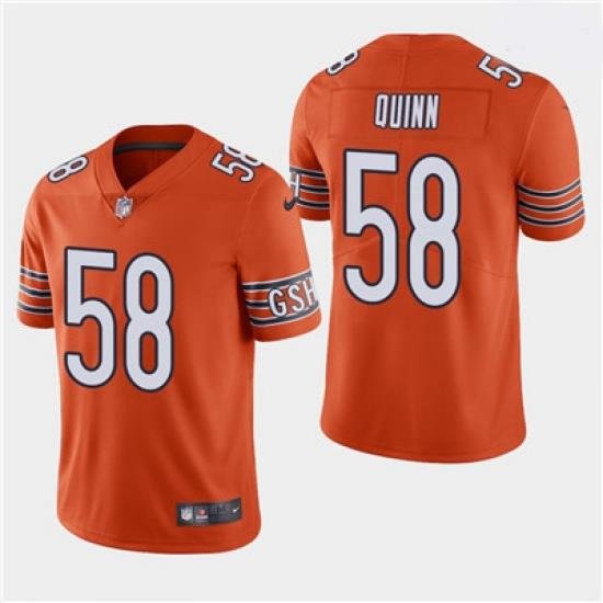 Men Chicago Bears  58 Robert Quinn Vapor Untouchable Limited Orange Jersey