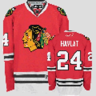 Chicago Blackhawks #24 Martin Havlat Red hockey Jersey