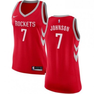 Womens Nike Houston Rockets 7 Joe Johnson Swingman Red NBA Jersey Icon Edition