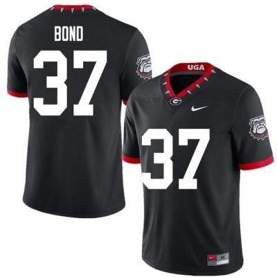 2020 Men #37 Patrick Bond Georgia Bulldogs Mascot 100th Anniversary College Football Jerseys Sale-Bl