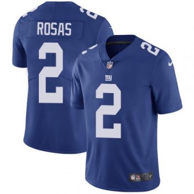 Youth Nike Giants 2 Aldrick Rosas Royal Blue Team Color Stitched NFL Vapor Untouchable Limited Jersey