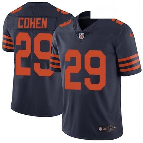 Youth Nike Chicago Bears 29 Tarik Cohen Navy Blue Alternate Vapor Untouchable Limited Player NFL Jersey