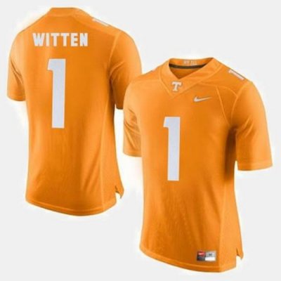 Men Tennessee Volunteers Jason Witten College Football Orange Jersey