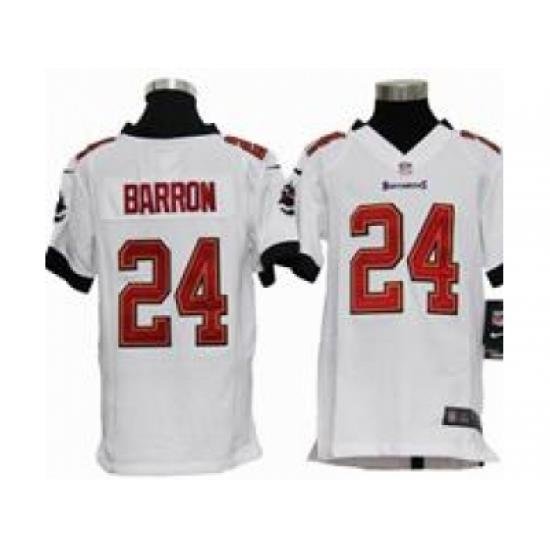 Youth Nike Youth Tampa Bay Buccanee #24 Mark Barron White jerseys