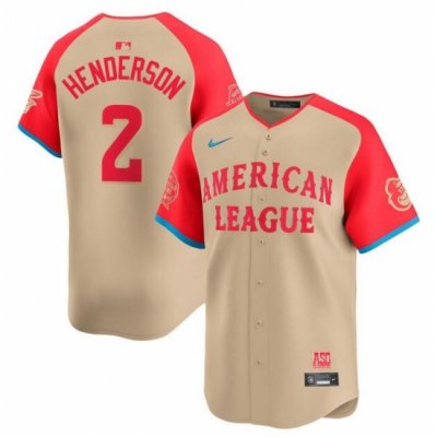 Youth American League 2 Gunnar Henderson Cream 2024 All Star Limited Stitched Jersey