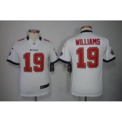 Youth Nike Tampa Bay Buccaneers #19 Mike Williams White Color[Youth Limited Jerseys]