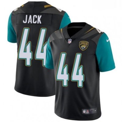 Men Nike Jacksonville Jaguars 44 Myles Jack Black Alternate Vapor Untouchable Limited Player NFL Jersey