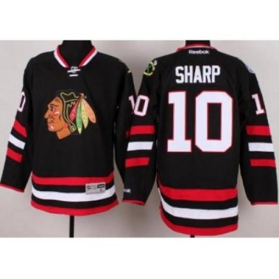 Chicago Blackhawks 10 Patrick Sharp Black 2014 Stadium Series NHL Jersey