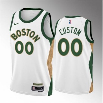 Men Women youth Boston Celtics Active Pllayer Custom White 2023 24 City Edition Stitched Basketball Jersey