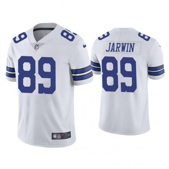 Men Dallas Cowboys 89 Blake Jarwin White Vapor Limited Stitched Jersey