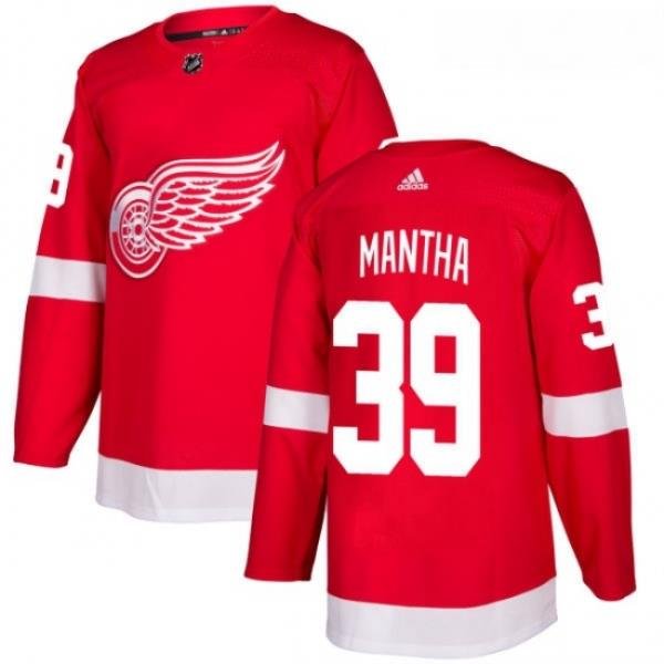 Youth Adidas Detroit Red Wings 39 Anthony Mantha Premier Red Home NHL Jersey