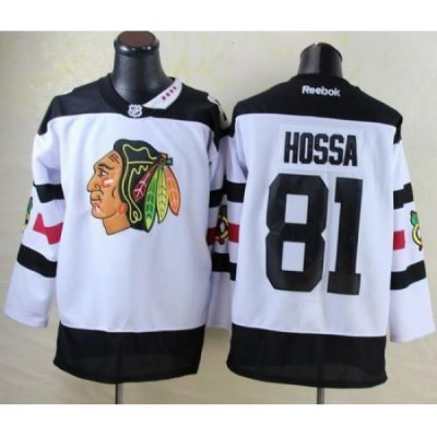 Blackhawks #81 Marian Hossa White 2016 Stadium Series Stitched NHL Jersey