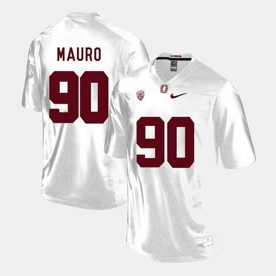 Men Stanford Cardinal Josh Mauro College Football White Jersey