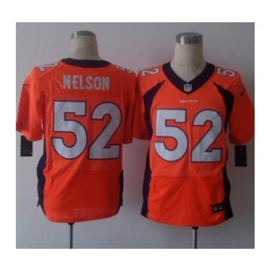 nike nfl jerseys denver broncos 52 nelson orange[new Elite][nelson]