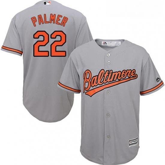 Youth Majestic Baltimore Orioles 22 Jim Palmer Authentic Grey Road Cool Base MLB Jersey