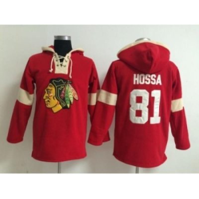 NHL chicago blackhawks #81 hossa red jerseys[pullover hooded sweatshirt]