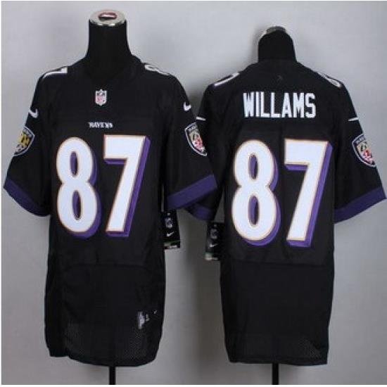 New Baltimore ravens #87 Maxx Williams Black Alternate Men Stitched NFL New Elite jersey