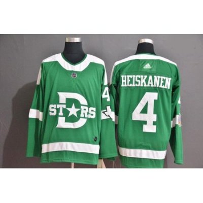 Stars 4 Miro Heiskanen Green 2020 Winter Classic Adidas Jersey