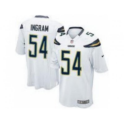 Nike San Diego Chargers 54 Melvin Ingram White Game NFL Jersey