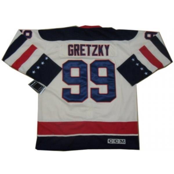 New York Rangers #99 wayne gretzky cream ice hockey jerseys