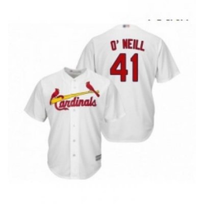 Youth St Louis Cardinals 41 Tyler O Neill Replica White Home Cool Base Baseball Jersey