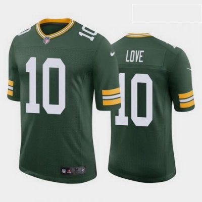 men jordan love green bay packers green vapor limited jersey