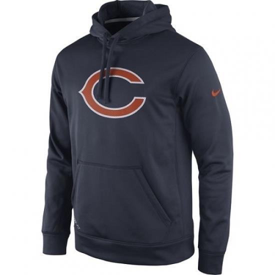 NFL Chicago Bears Nike Practice Performance Pullover Hoodie Navy