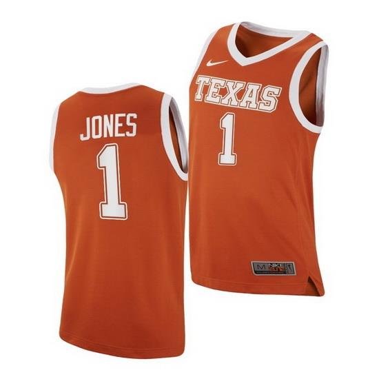 Texas Longhorns Andrew Jones Orange Replica Texas Longhorns Jersey