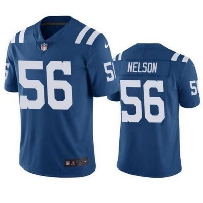 Youth Indianapolis Colts 56 Quenton Nelson Blue Vapor Untouchable Limited Stitched Football Jersey