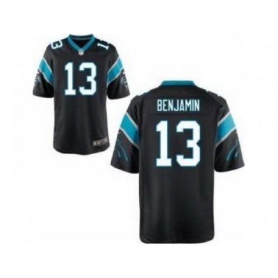 Nike Carolina Panthers 13 Kelvin Benjamin Black Game NFL Jersey