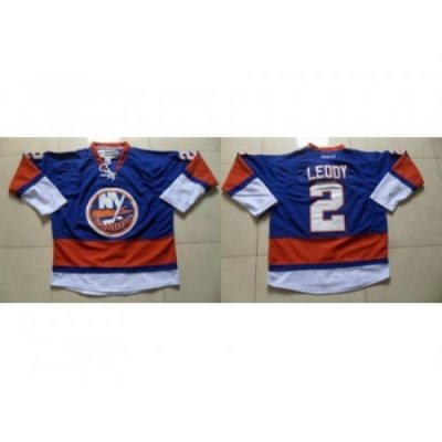 New York Islanders #2 Nick Leddy Baby Blue Stitched NHL Jersey