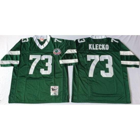 Jets 73 Joe Klecko Green Throwback Jersey