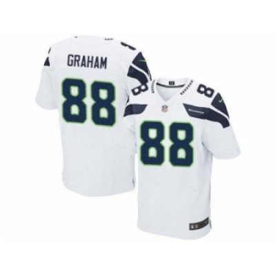 Nike Seattle Seahawks 88 Jimmy Graham white Elite NFL Jersey