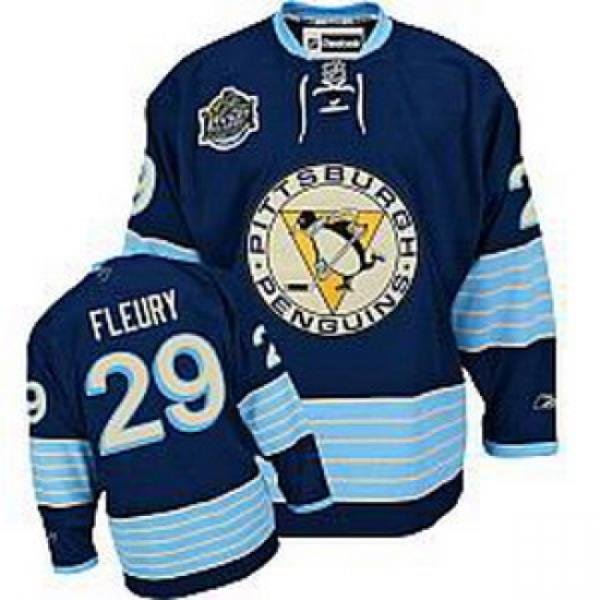 Pittsburgh Penguins 2011 Winter Classic 29 Marc-Andre Fleury Premier Jersey