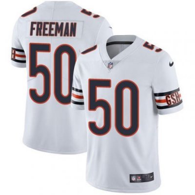 Nike Bears #50 Jerrell Freeman White Mens Stitched NFL Vapor Untouchable Limited Jersey