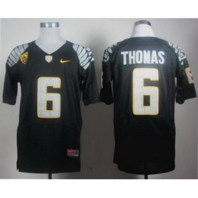 Oregon Ducks 6 De'Anthony Thomas Black Elite Pac-12 2012 NCAA Jersey