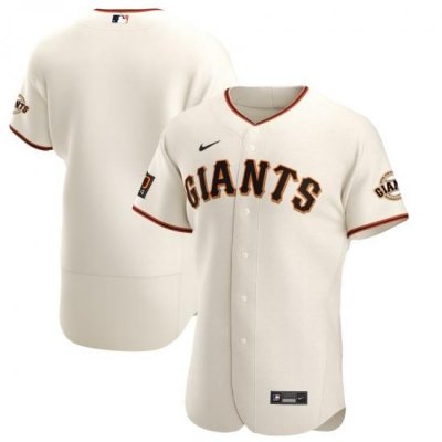 Men San Francisco Giants Men Nike Cream Home 2020 Flex Base Team MLB Jersey