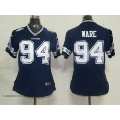 Women Nike Dallas coWboys 94 Ware Authentic Game Jersey